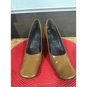 Prada Lightning leather heels